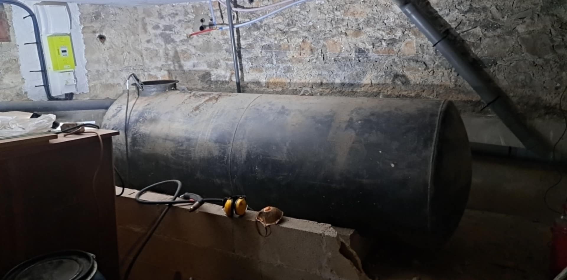 Montluçon, chantier Cuve Fioul Net, photo 4